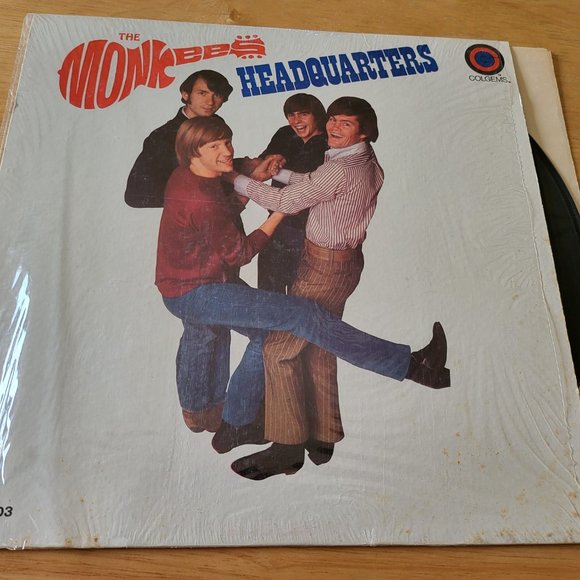 THE MONKEES Headquarters LP Vinyl 1967 Colgems Records COM-103 Shrink Wrap LP9 - Picture 9 of 9